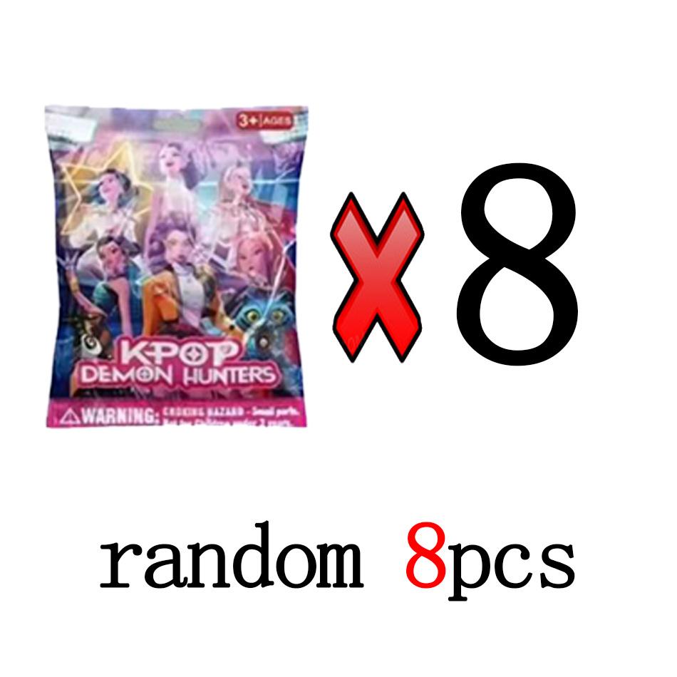 Anime Kpop Demon Hunters blind box Action Figure Ranimeumi Mira Zoey Sussy Phone Decor Model for Kids gift