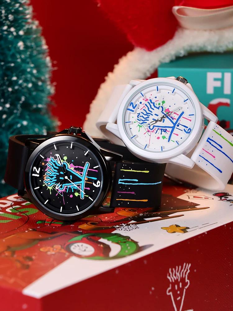 Fido Dido 7-up Boy Watch Men's Student Graffiti Street Style Luminous Junior High School Student Youth Watch