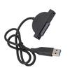 USB 2.0 To SATA Cable Hot Swapping Plug and Play USB To 7 Plus 6 Pin Slimline SATA Adapter Cord for Laptop CD DVD ROM