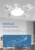 Nordic Smart Ceiling Fan with Silent Operation & Remote, Energy-Saving Eye Protection Light for Bedroom