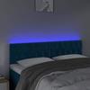 Maison Exclusive - Tête de lit à LED Bleu foncé 160x7x78/88 cm Velours