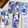 Genshin Impact F-Furina Phone Case For Samsung S25,S24,S21,S22,S23,S30,Ultra,S20,Plus,Fe,Soft Silicone Black Cover