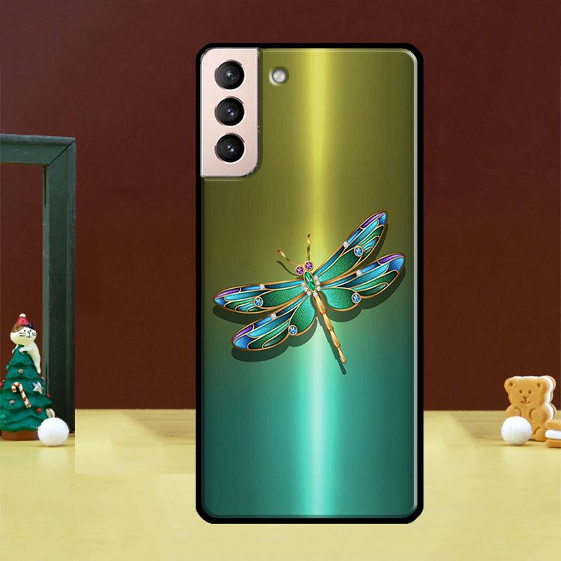 Dragonfly Animal Art Case For Samsung Galaxy S23 S22 Ultra S21 Ultra S21 FE S9 S10 Note 10 Plus S20 FE Back Cover