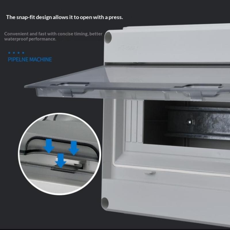 Waterproof Mcb Panel Box For Circuit Breaker Distribution Box With Breaker Panel Box Set