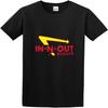 XIAOLAJI in N Out Burger Logo Tumblr Mode Lustiges Rundhals 100% Baumwolle Kurzarm Unisex T-Shirt