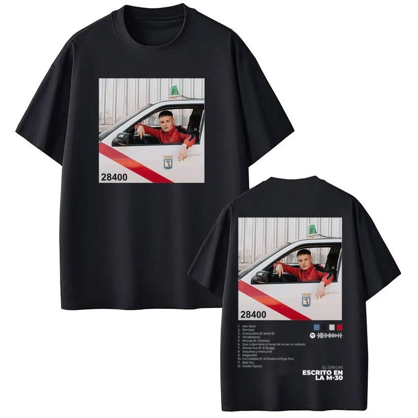 

Rapper Grecas Tour Album Print T-shirts Men Women Fashion Luxury T-shirt Casual Short Sleeve Cotton High Quality Tee Shirts -... 5XL різнокольоровий