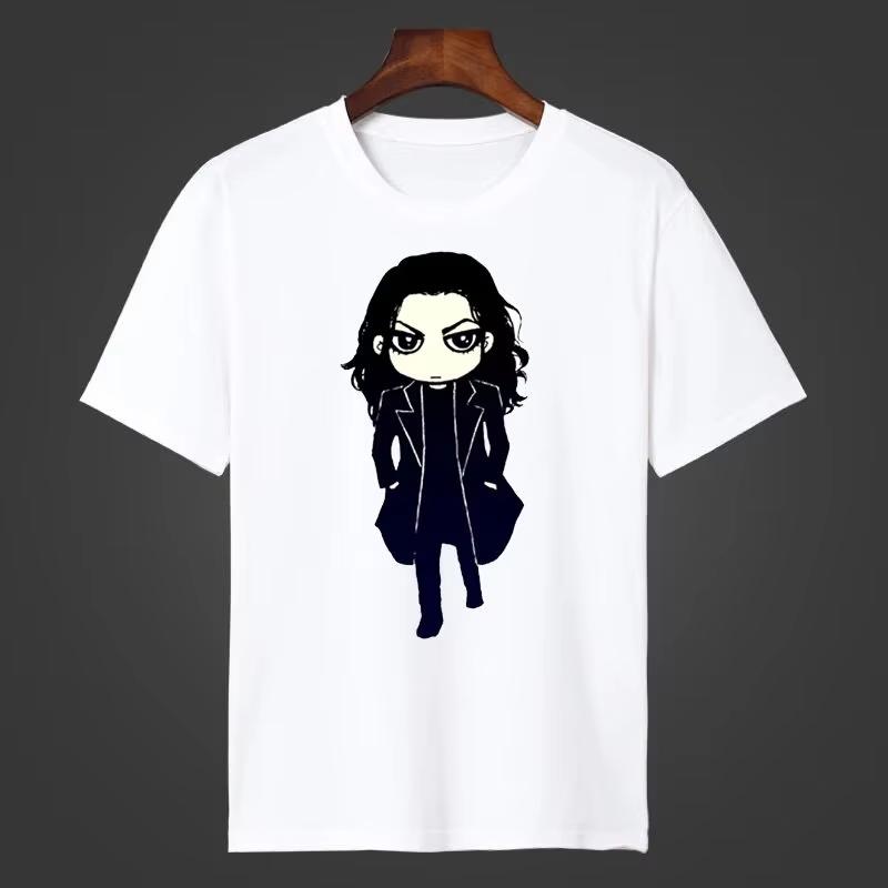Michael Jackson Short Sleeved Unisex Women Tshirt MJ Fan Casual Wear Couple Outfit Adults Cotton T Shirt