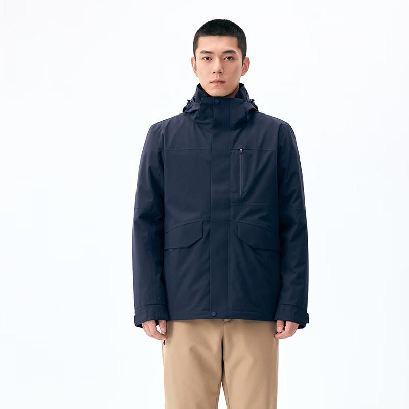Men s Winter Goose Down 3-in-1 Jacket XL