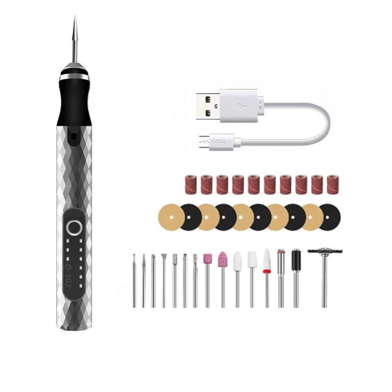 Electric Grinder Pen: Handheld Carving, Polishing & Engraving Tool for Jade & Wood