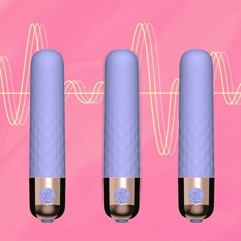 Couples Flirt Vibrator  Clitoral G Spot Stimulation Sex Toys Smooth for Head Waterproof Silicone Masturbator