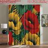 2D Flat Photography Backdrop Party Backdrop Colorful Floral Design 100% Polyester Family Party Decoration for Bedroom Wall