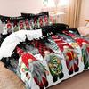 Christmas Bedding Set 3D Printed Duvet Cover Set Single Twin Double Size Bedroom Decor Duvet Cover Set Christmas Gift For Kids