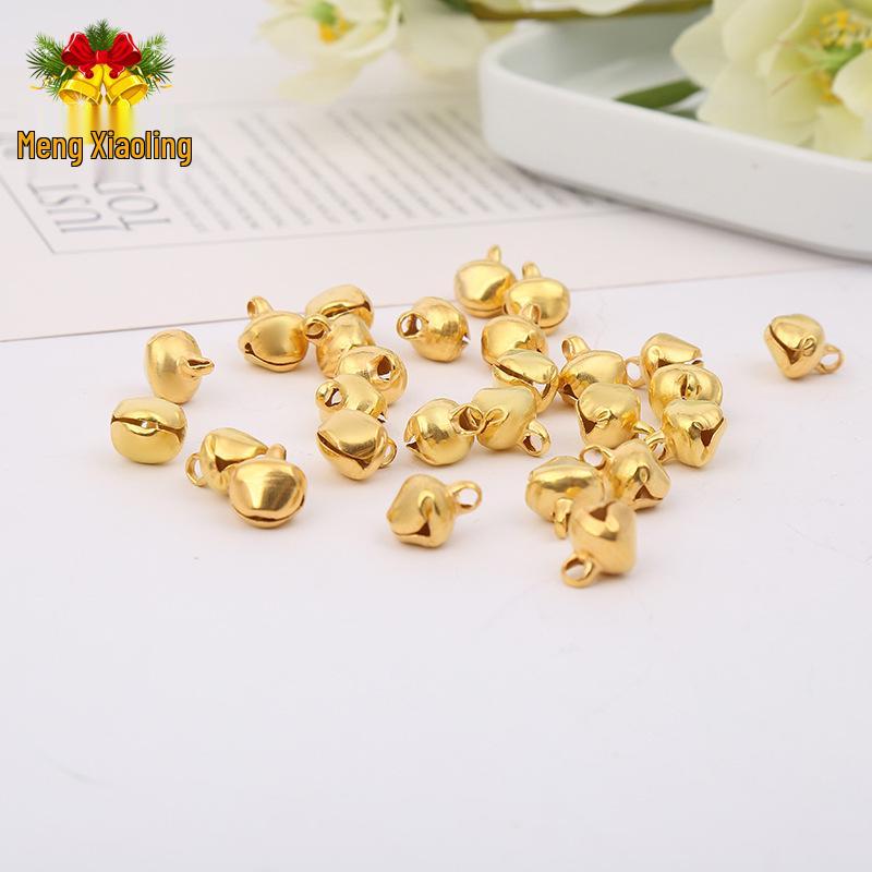 Colorful Metal Retro Christmas Bell Pet Jewelry Accessories