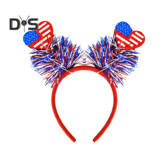 

1/15 шт., повязка на голову для вечеринки, повязка на голову с американским флагом, День памяти, День независимости, 4 июля, головной убор, аксессуар для патриотической вечеринки M