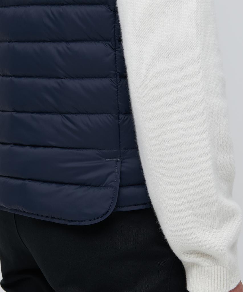 Musinsa Standard V-Neck Light Down Vest [Navy]