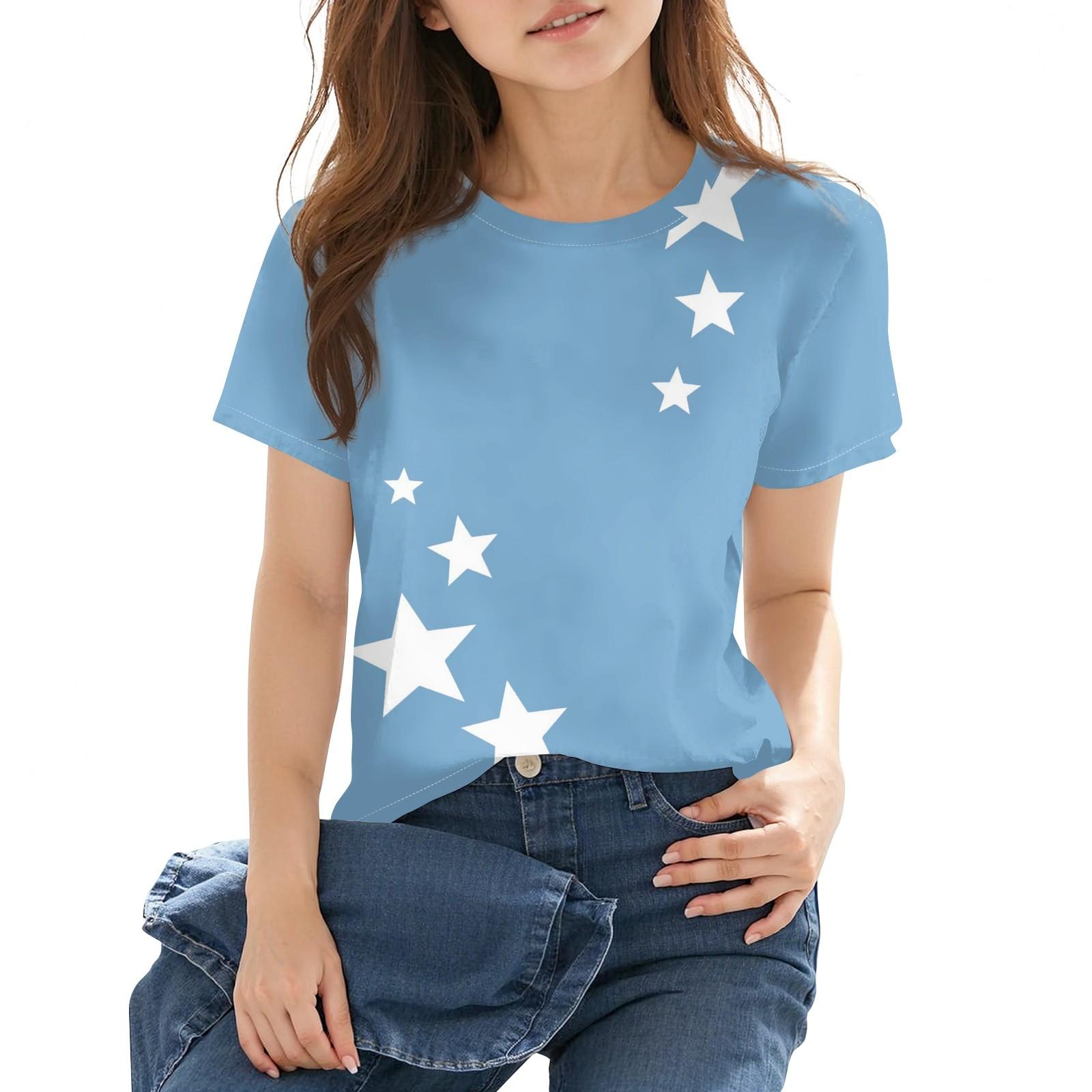 

Детская повседневная футболка с короткими рукавами и круглым вырезом с принтом, модная 130