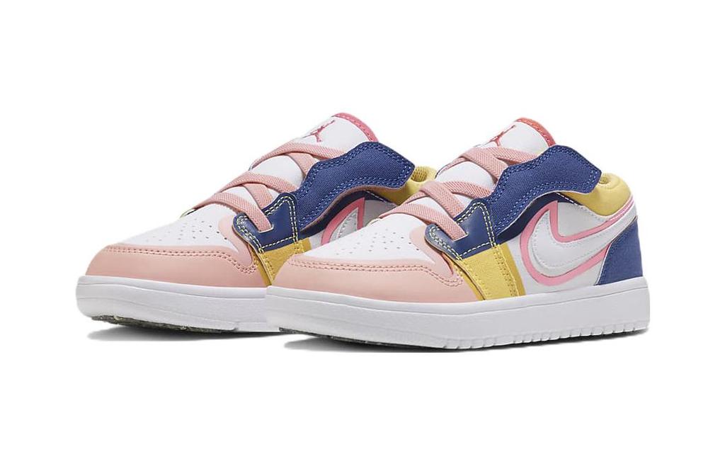 Jordan 1 Low ALT SE White French Blue Topaz Gold Coral Chalk (PS)