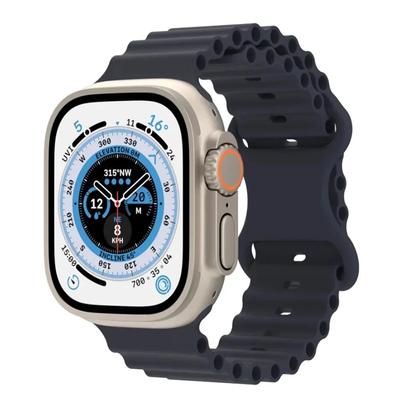 Silicone Strap For Apple Watch Ultra 1 2 3 Band 49mm Bracelet For iWatch Series 9 8 7 6 5 4 3 2 SE 42mm 44mm 45mm Replace Straps