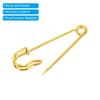 Uxcell Safety Pins 50mm Large Metal Sewing Pins for Blanket Skirt Crafts Brooch Making Gold Tone 20 Pieces