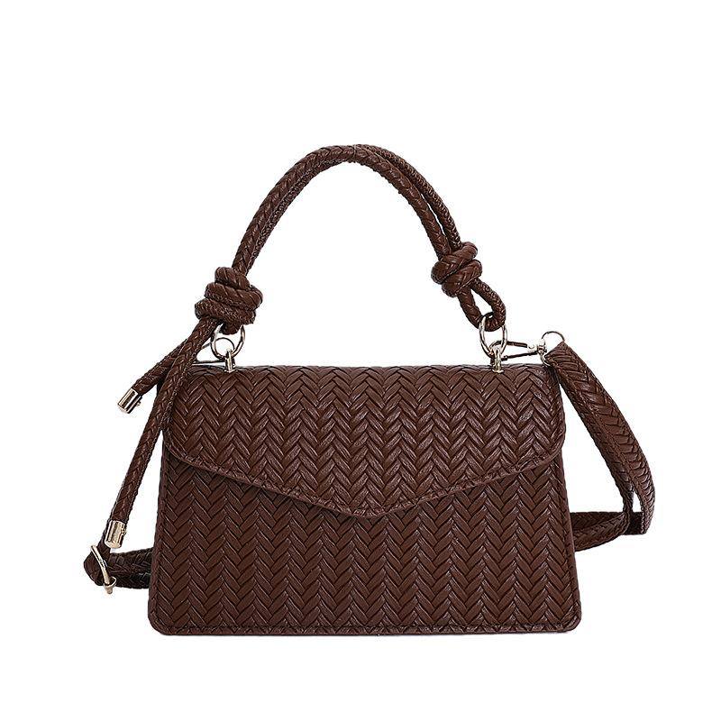 

Fashion small square bag solid color shoulder bag casual retro messenger bag popular women s bag