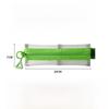 Elastic Strap Zipper Pencil Case Mesh Fabric Stationery Organizer Mesh Pen Pouch  School Supplies