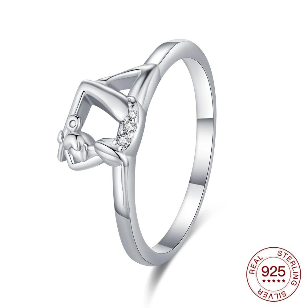 Nouvelles Bagues Bague en Argent 925 Bague Originale en Argent Perle Pour Femmes Luxe Zircon Simple Bague de Doigt Bijoux Cadeaux Amoureux
