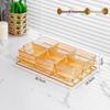 Creative Fruit and Snack Storage Platter with Nut Compartments for Home, Bar, and Living Room