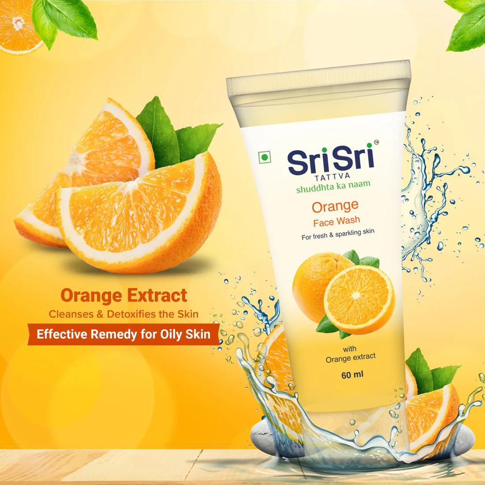 Oranges Gesichtswaschgel - Frischegefühl, 60 ml