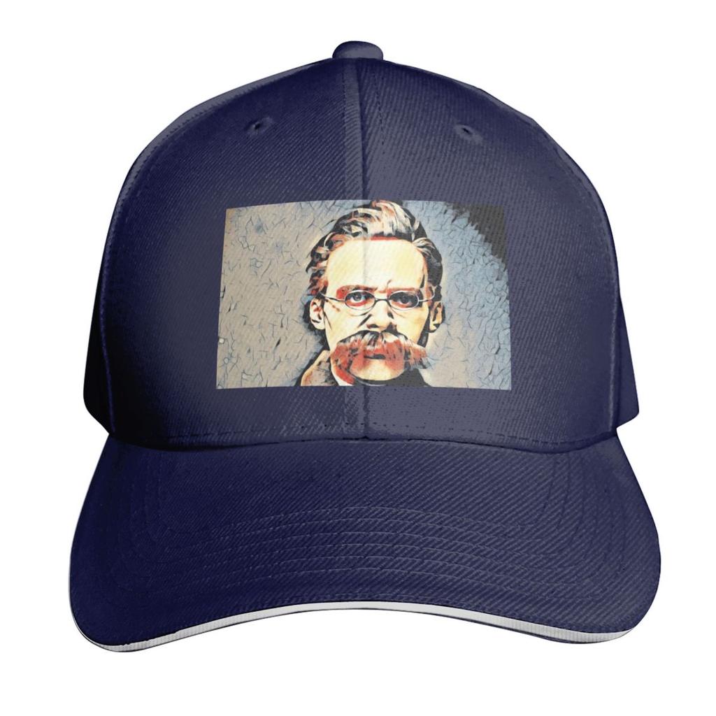 Portrait of Friedrich Nietzsche Baseball Cap Derby Hat Hat Unisex Hat Unisex For The Sun Luxury Unisex Unisex Golf Wear Womens