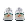 Nike Court Borough 2 Low Comfortable Low top Kids' Skateboarding Shoes White Green Children Aged 3 7 Years Old BQ5451-017