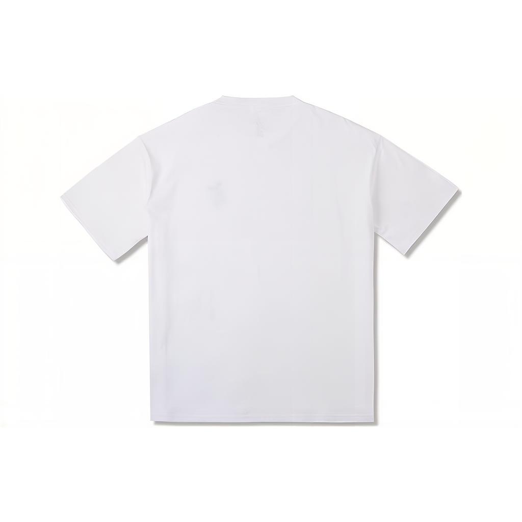 New Converse T Shirts Men's White 10025237-A03