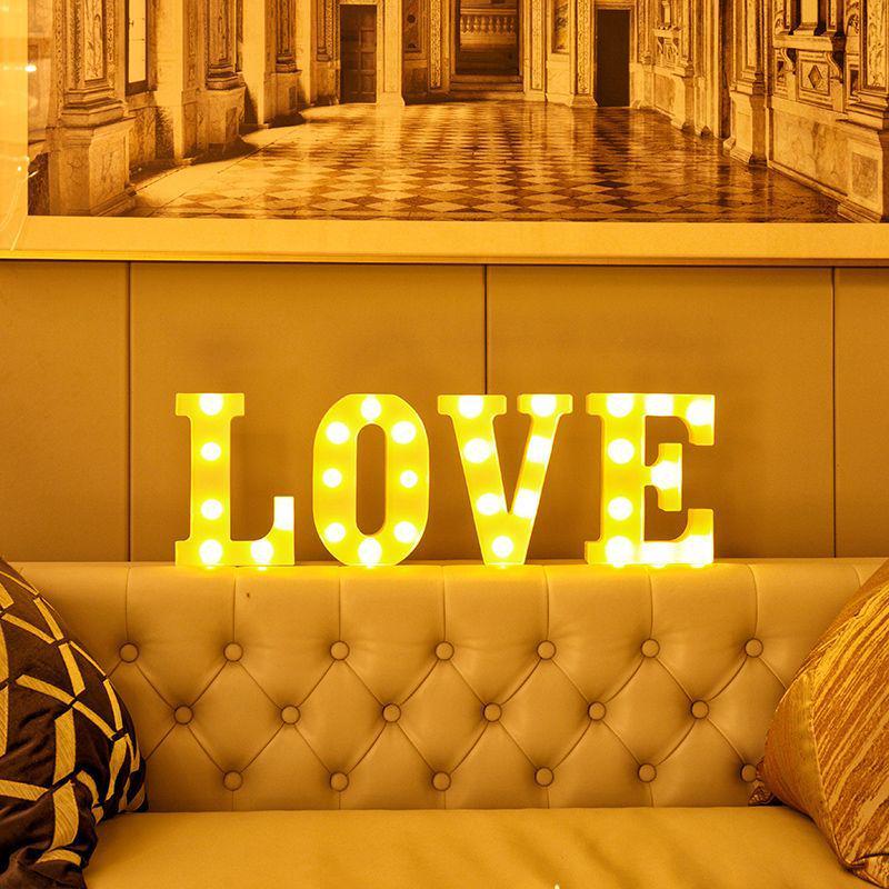 "Romantic LED Letter Lights: Perfect for Proposals, Birthday Decorations, and Event Styling"
