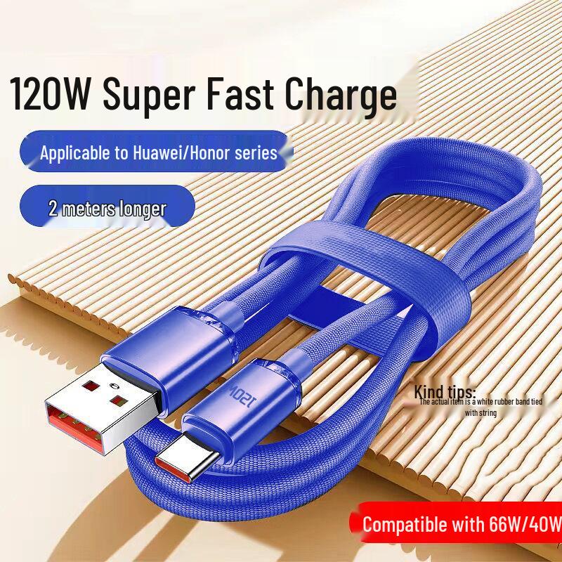 Jingyao 120W 6A Fast Charging Data Cable for Huawei Mate60 Pro Honor Type-C