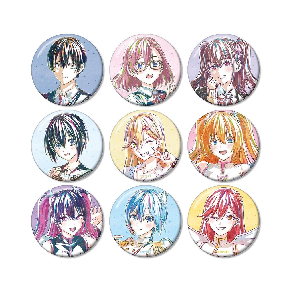 TV Anime "2.5-Dimensional Temptation" Trading Ani Art Can Badge Box of 9