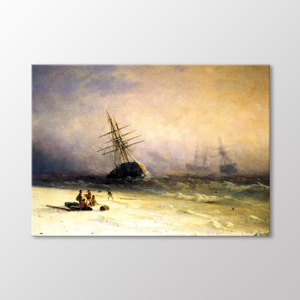 

Кораблекрушение в Черном море, 1875 г. Живопись