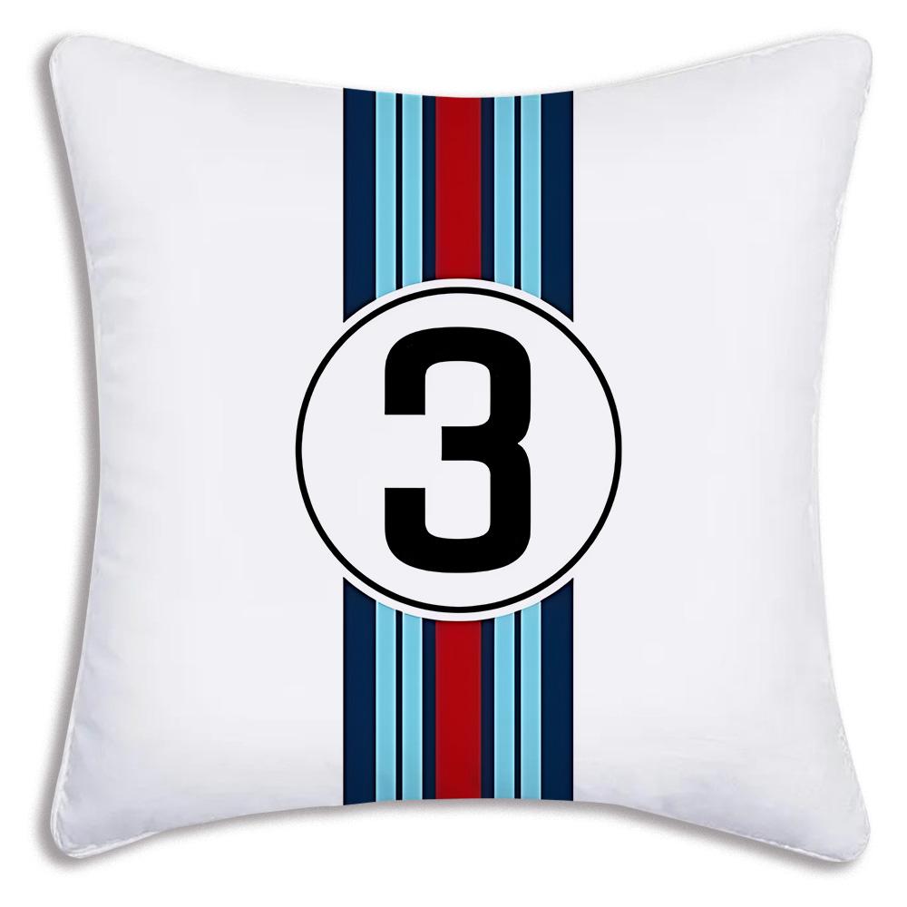 Racing For M-Martinis Pillow Covers Cartoon Sofa Decorative Home Double-sided Printing Short Plush Cute Cushion Cover