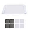 4PCS PC Fan Staub Filter Magnetische Rahmen 120mm PVC Computer Kühler Fan Staub Filter Mesh Grills für Chi