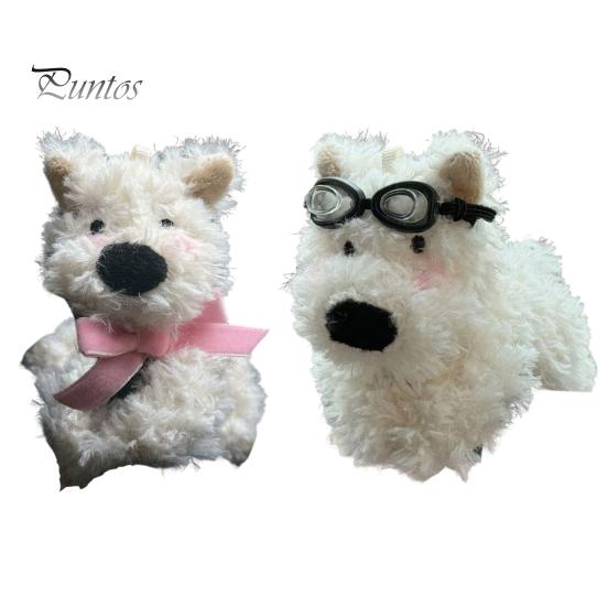 Decorație pentru interiorul mașinii cu cățeluș drăguț pentru păpuși de pluș Ornamente multifuncționale pentru mânerul de schimbare a ștergătoarelor de parbriz tabloul de bord