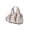 Michael Kors Borsa Boston Monogram Bedford Color Block Ecopelle da Donna Vanilla-White Nude-Pink 32F9G06C0B-173