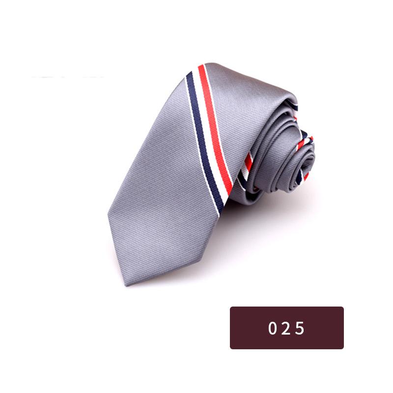 Men's Korean Style Polyester 6cm Business Ties