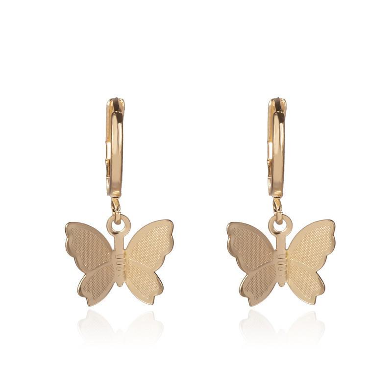 Fashionable Cute Multi-butterfly Pendant Necklace Flying Butterfly Pendant Ladies Temperament Clavicle Necklace Creative Jewelry
