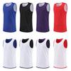 Custom Double-Sided Basketball Jersey: Reversible Sports Vest for Running, Loose Sleeveless Team Uniform with Personalized Printing.