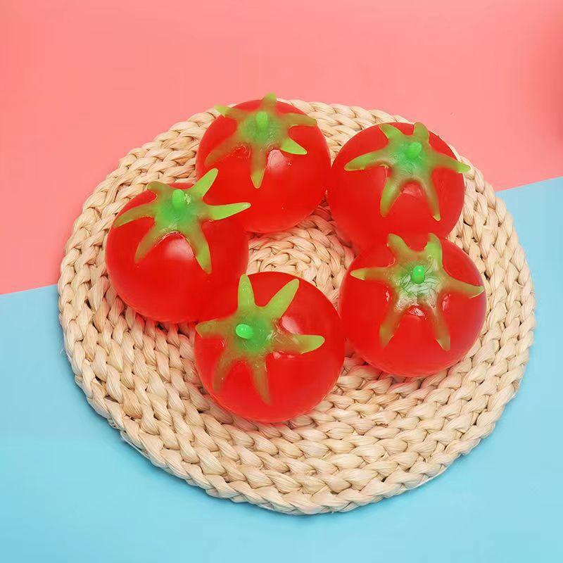Pet Toys, Hand-held Pressure Balls, Release Stress, Relieve Pressure, Vent, Water Balls, Fruit Balls, Tomatoes, Tomatoes