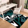 Philadelphia Eagles Teppich für Büro, Stuhlunterlage, Dekorativer Teppich Wohnzimmer Matte, Große Größe Fan Geschenke Weihnachtsgeschenke