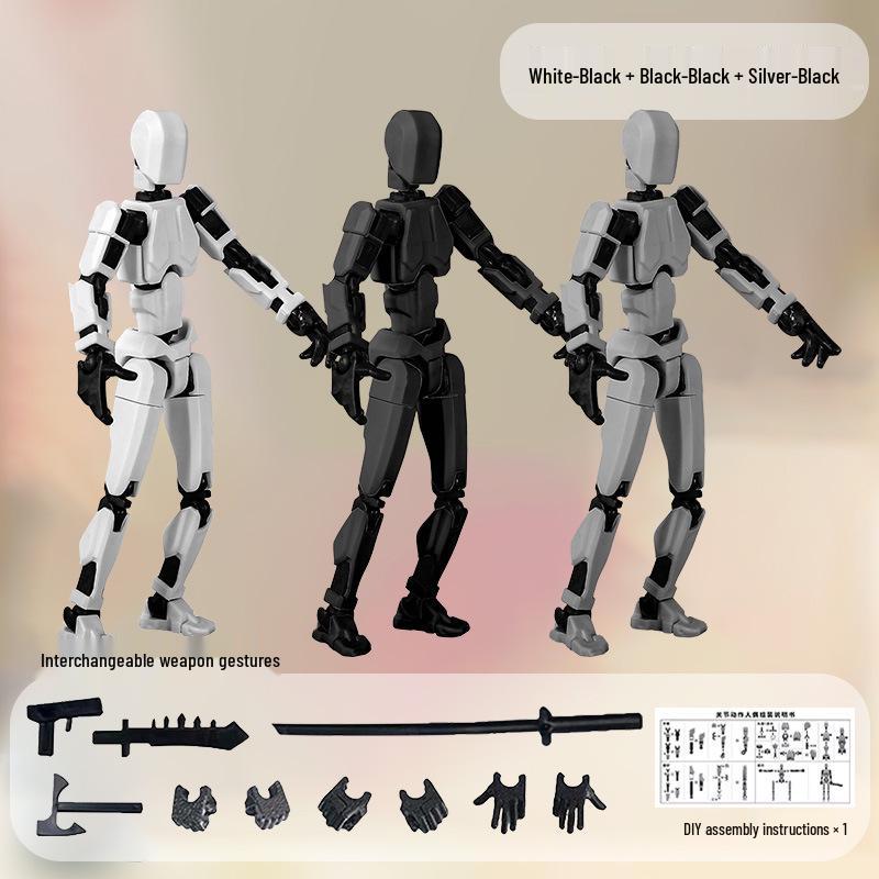 Multi-Joint Posable Robot Mannequin - Decompression Toy
