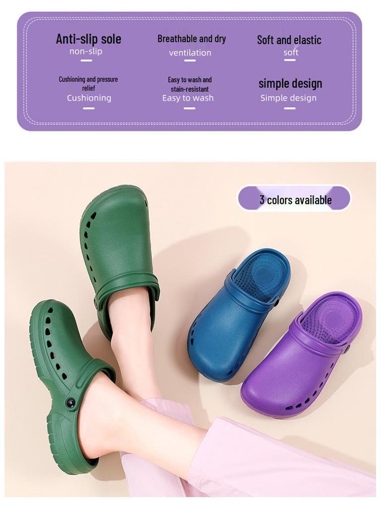 EVA Non-slip Medical Surgical Shoes, Breathable and Wear-resistant Slippers for Men and Women