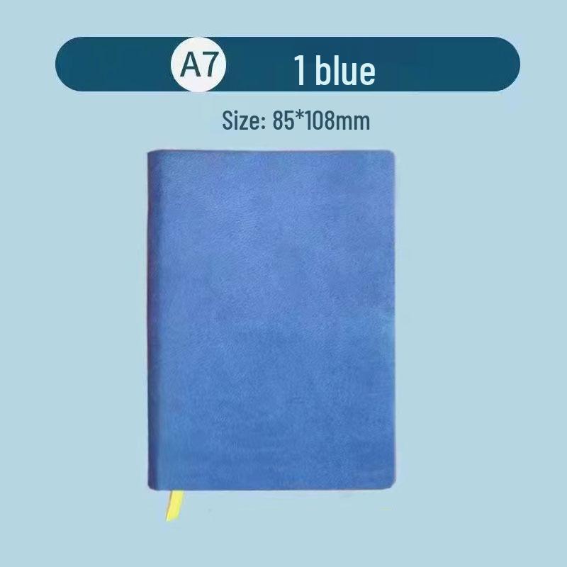 A5 Retro Leather Notebook: Simple Korean Style Diary for Business Meetings and Students