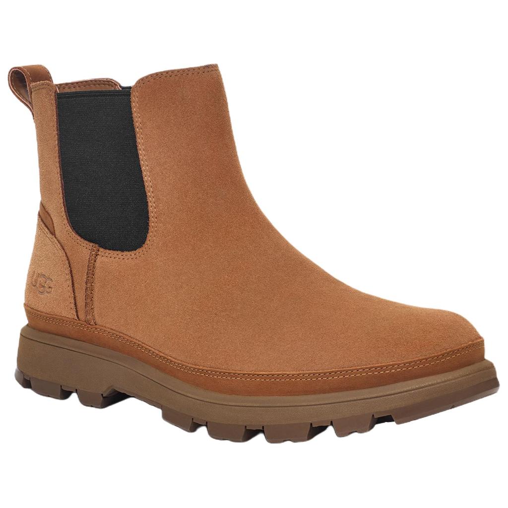 UGG Fashionable Comfortable Short Chelsea Boots Men Boots Brown 1166764-CHE