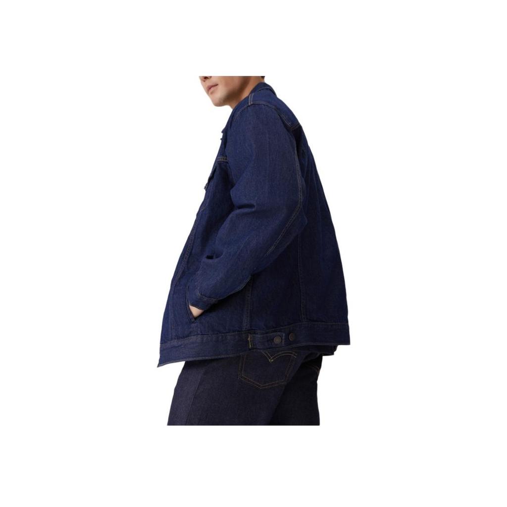 Levis Loose Comfortable Button-Down Long Sleeve Denim Jacket Men Jackets Denim-Blue A5782-0050