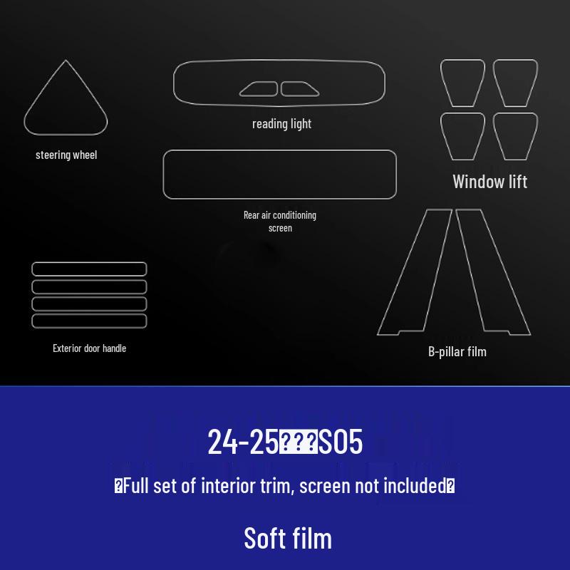 Changan Deepal S05 Navigation Screen Tempered Glass Protector